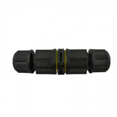 2 Pin Ip68 Waterproof Electrical High Voltage Easy Plug And Release Underwater Miniature M20 Joint Connector